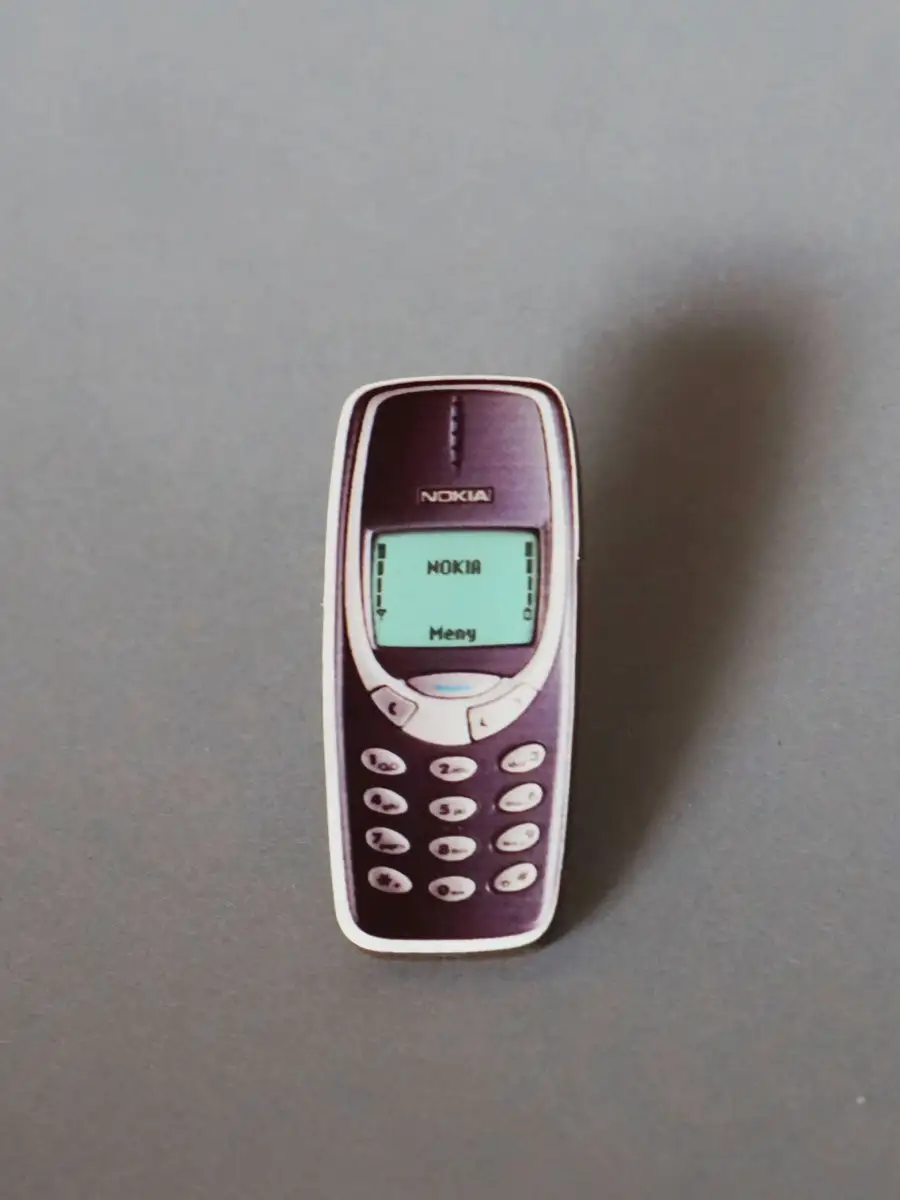 Значки Piiiiins Значок деревянный Брошь Нокиа Nokia 3310 Аксессуар на  рюкзак…