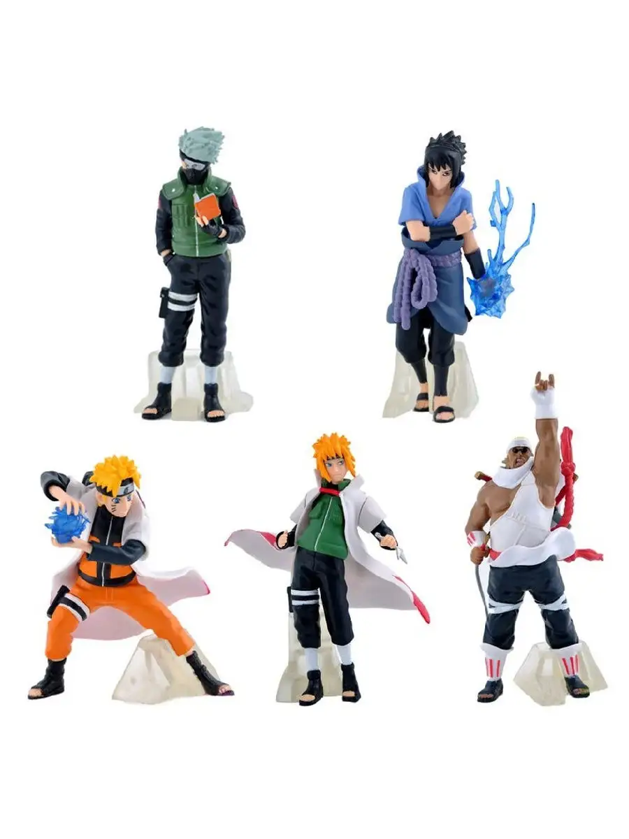 Фигурки из аниме Наруто Naruto 12 см (набор из 5 шт) №1206 Без бренда /  Игрушки аниме купить по цене 0 сум в интернет-магазине Wildberries в  Узбекистане | 29176458