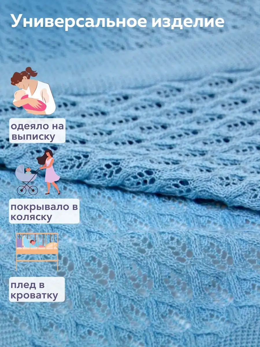 Одеяло детское для новорожденного