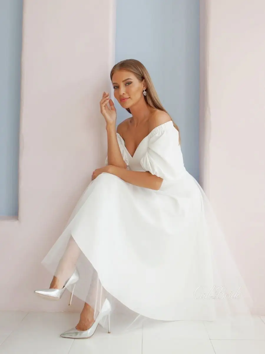 Свадебное вечернее праздничное платье Call me bride купить по цене 5 670 ₽  в интернет-магазине Wildberries | 31078912