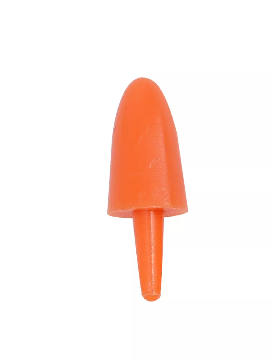 Нос-морковка для снеговика 24х8 мм желтый