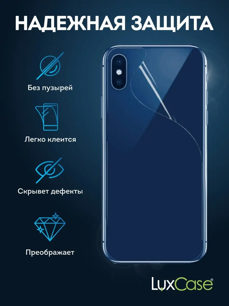 LuxCase Глянцевая гидрогелевая пленка на Tecno Pova 2