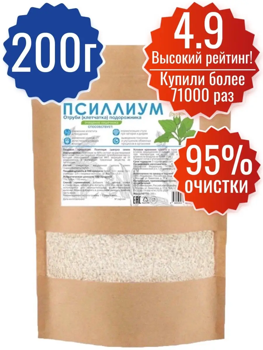 Шелуха Семян Подорожника Купить В Аптеке Цена