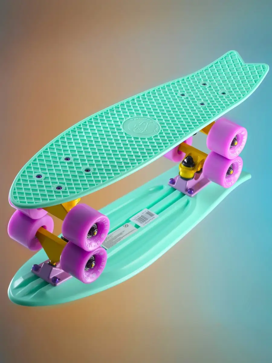 Скейтборд детский FISH пенни борд лонгборд скейт рыбка подар… Fish  Skateboards купить по цене 364 800 сум в интернет-магазине Wildberries в  Узбекистане | 36977077