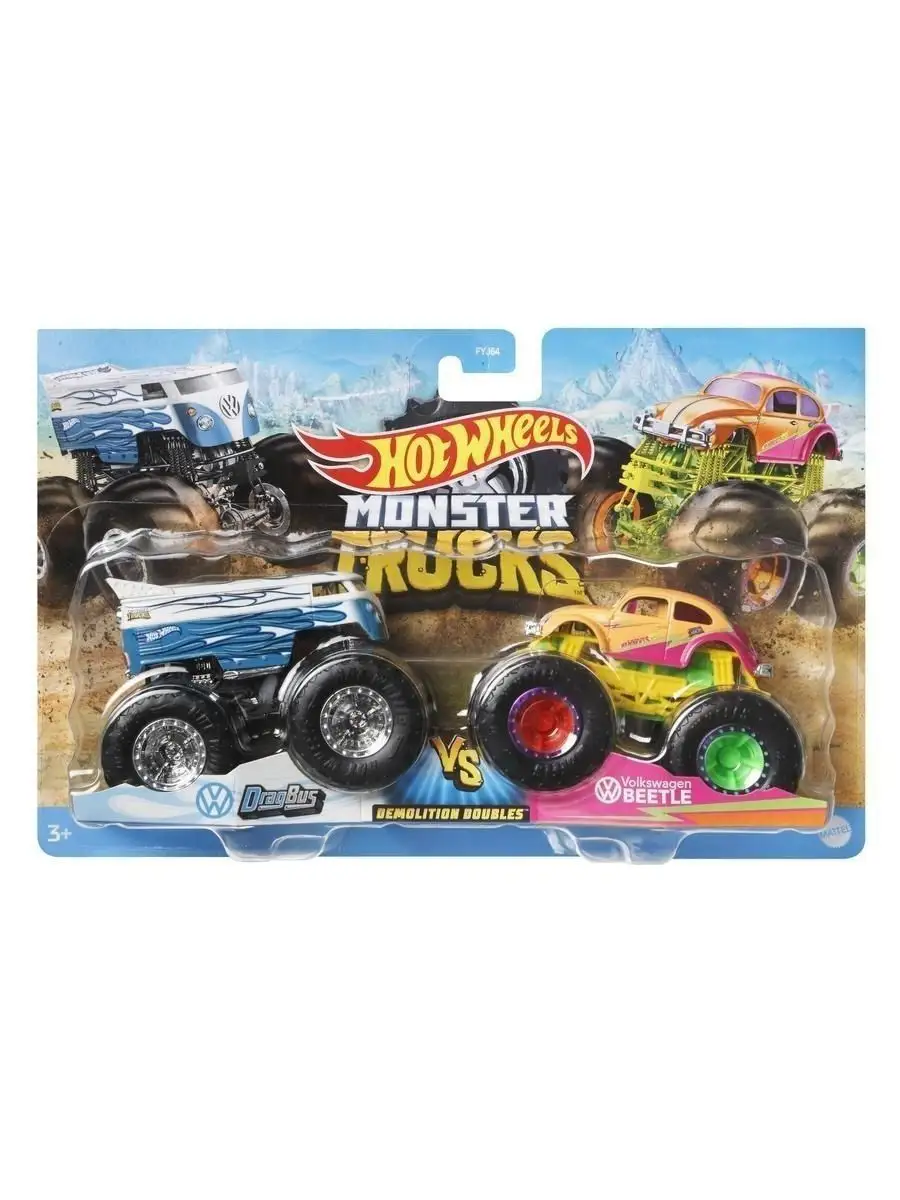 Набор машинок Hot Wheels Хот вилс Monster Trucks Монстр-Трак… Hot Wheels  купить по цене 1 156 ₽ в интернет-магазине Wildberries | 38133968