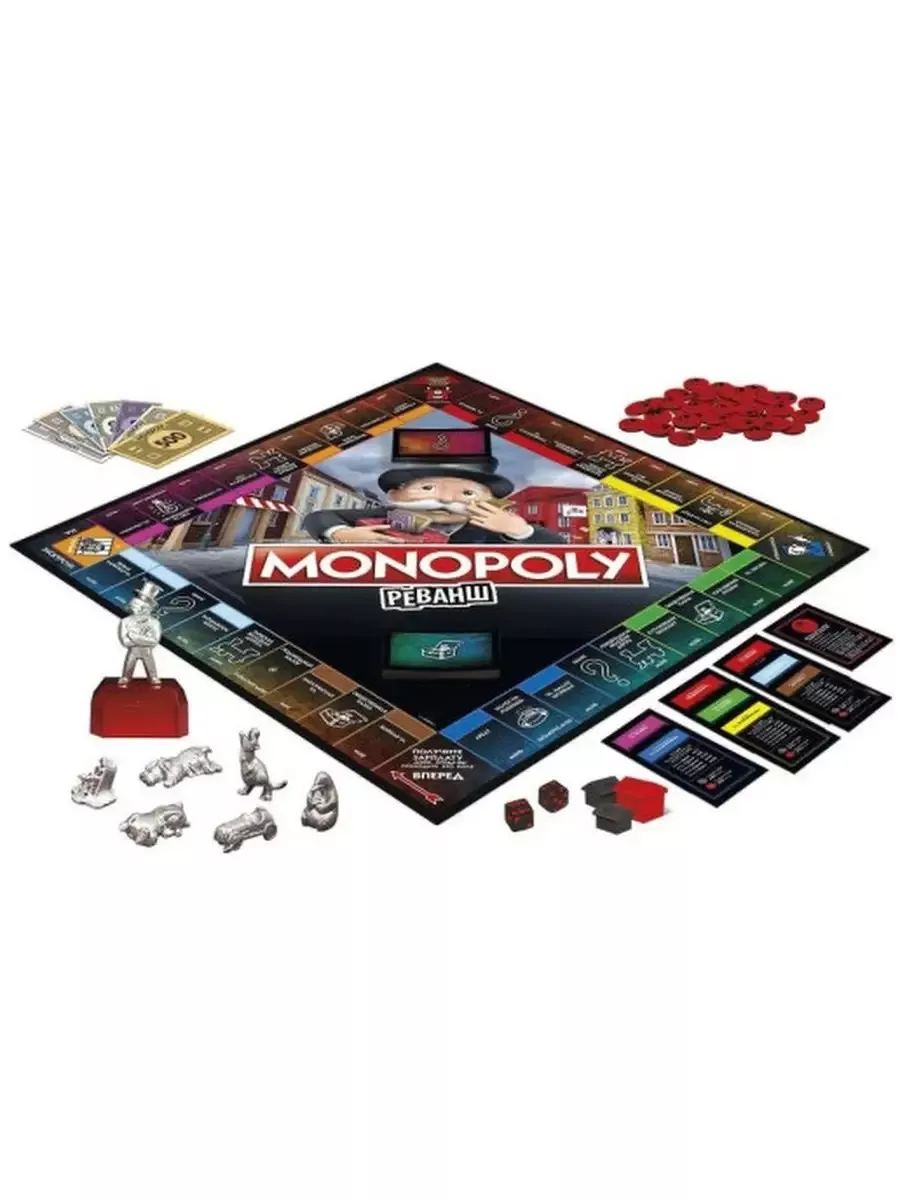 Настольная игра Монополия Реванш MONOPOLY купить по цене 32,33 р. в  интернет-магазине Wildberries в Беларуси | 39356251