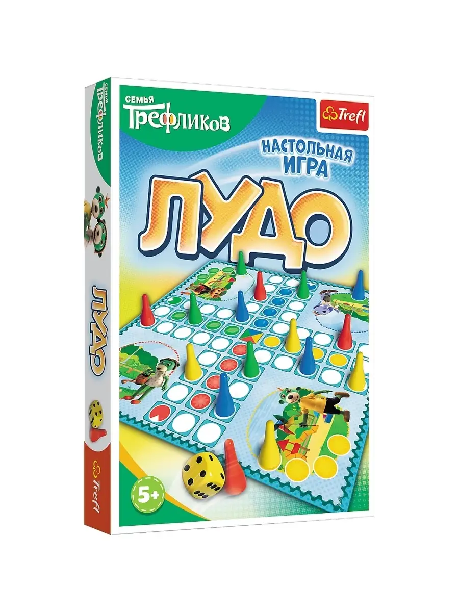 Настольная игра для детей малышей Лудо Игры для от 5 лет Trefl купить по  цене 702 ₽ в интернет-магазине Wildberries | 39425703