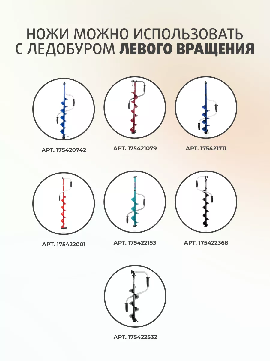 Ножи для ледобура – установка, уход и эксплуатация