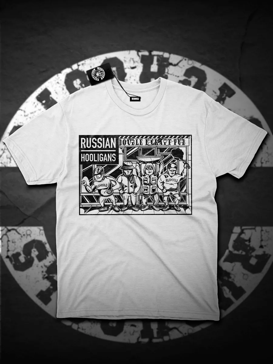 Футболка Хулиганы RUSSIAN HOOLIGANS купить по цене 995 ₽ в  интернет-магазине Wildberries | 40624765