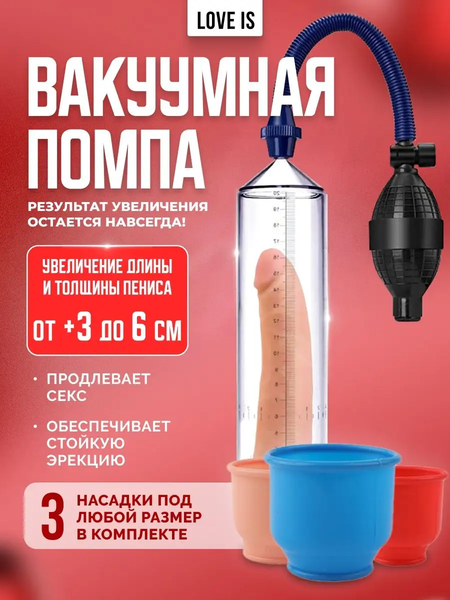 Вакуумная помпа Blowjob Power Pump - черный купить в Москве в интернет-магазине OnOna