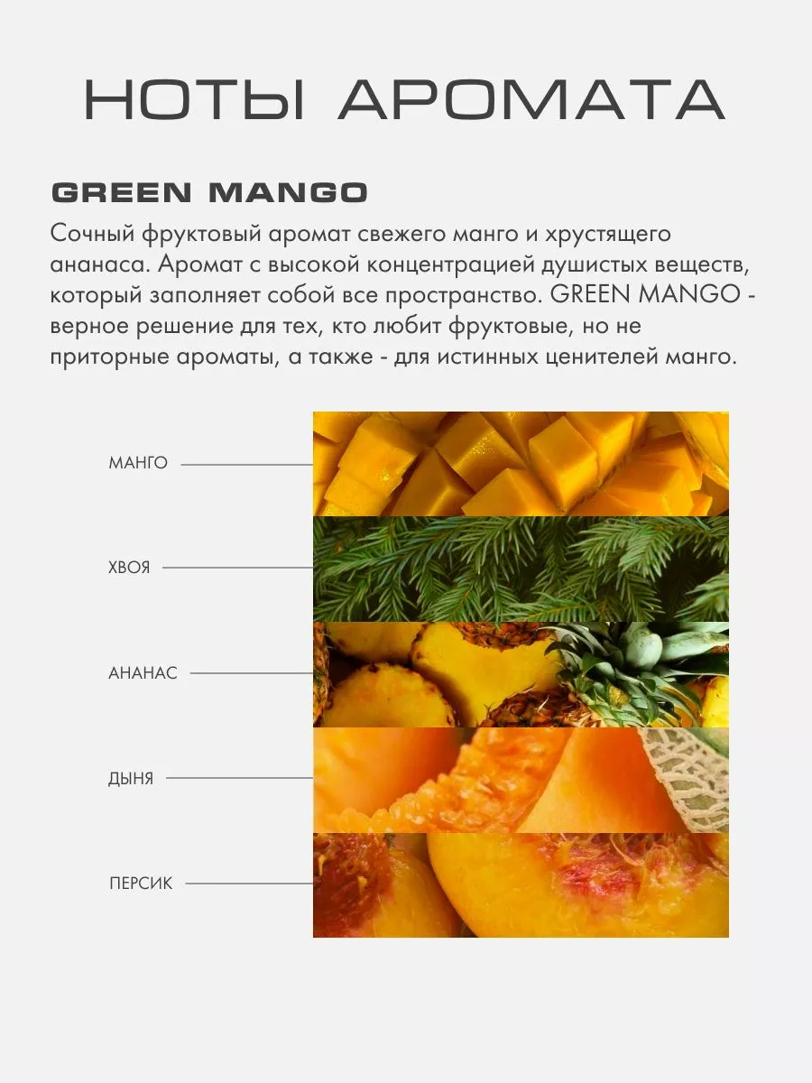 Саше ароматическое для дома и шкафа GREEN MANGO