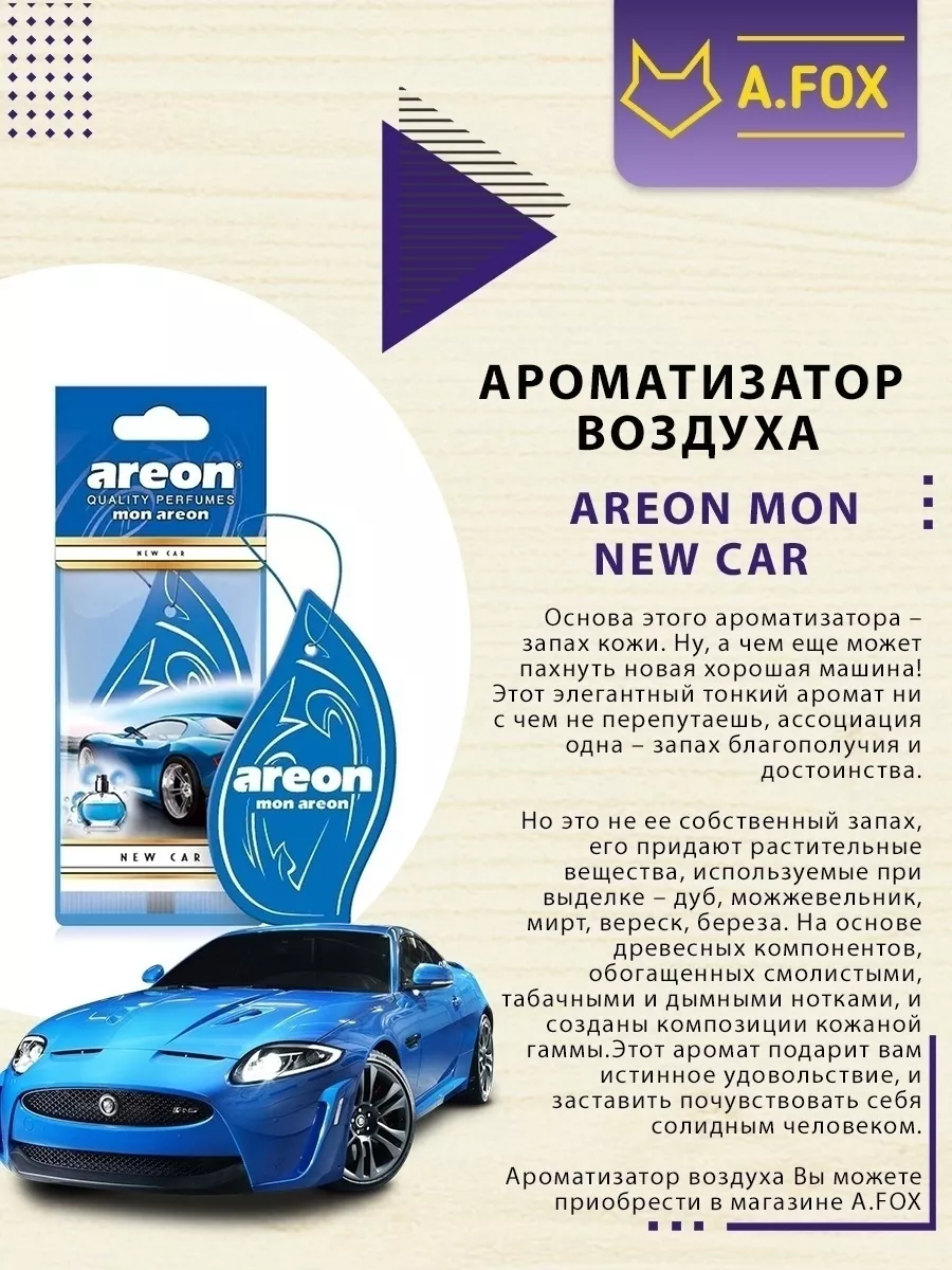 Ароматизатор в автомобиль Areon купить по цене 130 ₽ в интернет-магазине  Wildberries | 42944956